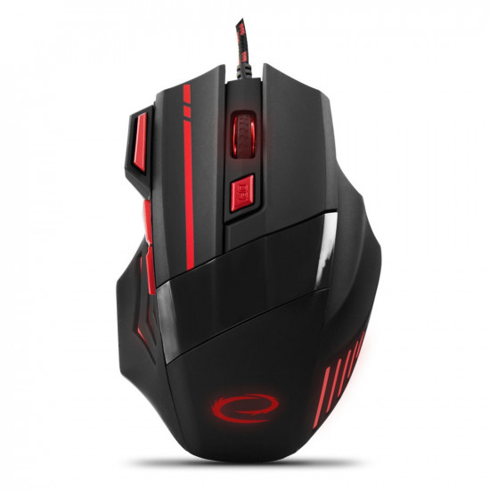 MOUSE WIRE FOR PLAYERS 7D Optical USB MX201 WOLF RED