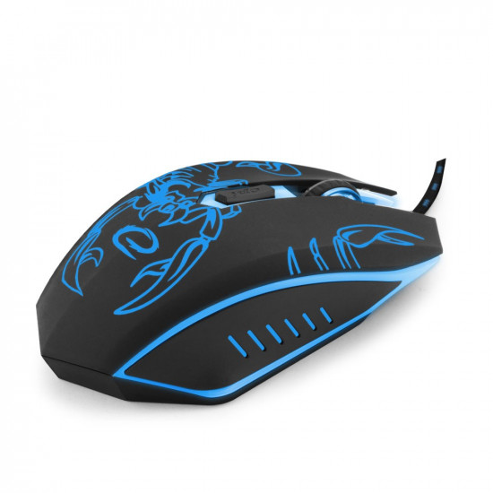 WIRED FOR PLAYERS MOUSE 6D Optical USB MX203 SCORPIO BLUE