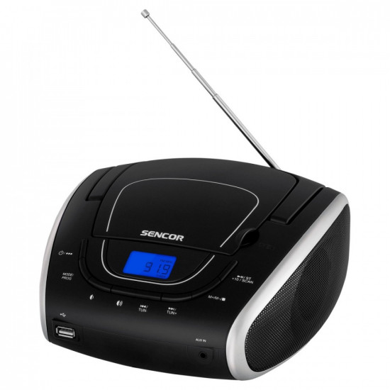 Portable CD Player SPT 1600 BS, CD / MP3 / USB / FM Radio