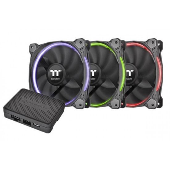 Fan Riing 14 RGB TT Premium Edition 3 Pack (3x140mm, LNC 1400 RPM) Retail/BOX