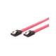 Cable SATA DATA III metal clips 50cm