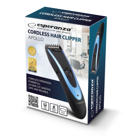 HAIR CLIPPER APOLLO BLACK/BLUE