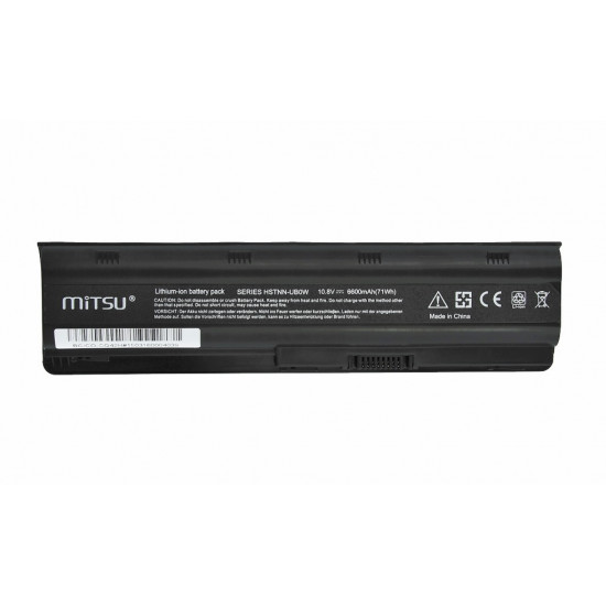 Battery for Compaq Presario CQ42, CQ62, CQ72 6600 mAh (71 Wh) 10.8 - 11.1 Volt