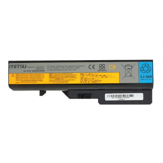 Battery for Lenovo IdeaPad G460, G560 4400 mAh (48 Wh) 10.8 - 11.1 Volt