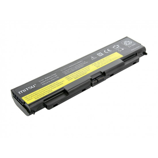 Battery for Lenovo T440p, W540 4400 mAh (49 Wh) 10.8 - 11.1 Volt