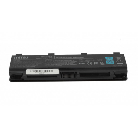 Battery for Toshiba C850, L800, S855 4400 mAh (49 Wh) 10.8 - 11.1 Volt