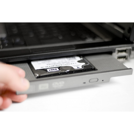 Mounting frame SSD / HDD CD / DVD / Blu-ray SATA to SATA III 9.5mm