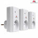 MCE153 remote controlled power sockets 3pcs. - programmable + remote control battery