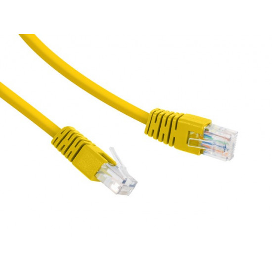 Patch cord Cat.6 UTP 0.25m yellow