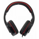 HEADPHONES WITH MICROPHONE FOR PLAYERS RAVEN RED