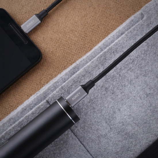 AUKEY CB-CD5 Ultrafast Braided uick Charge USB