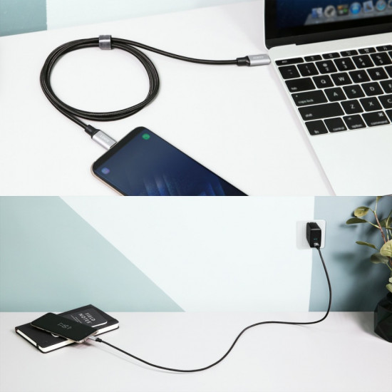 AUKEY CB-CD5 Ultrafast Braided uick Charge USB