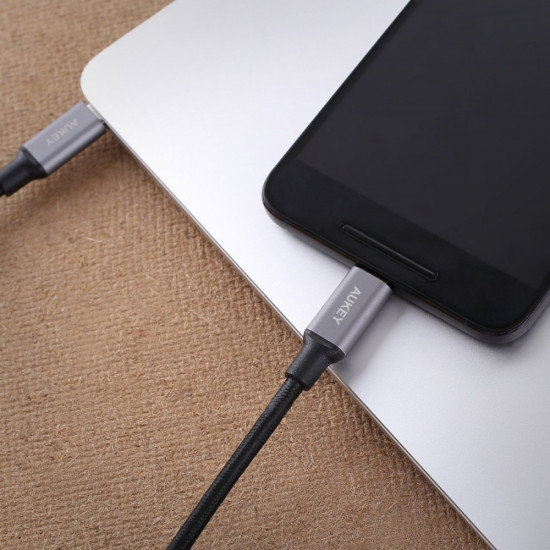 AUKEY CB-CD5 Ultrafast Braided uick Charge USB