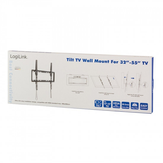 TV wall mount,tilt, 32-55', max.35kg