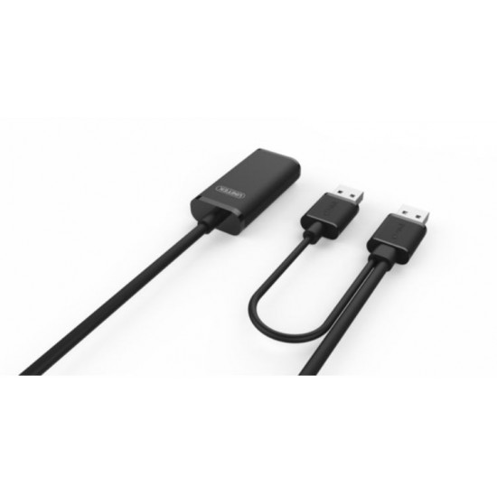 USB EXTENSION 2.0 10m Y-278 BLACK