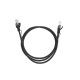 Patchcord cat.6 1.0M UTP black