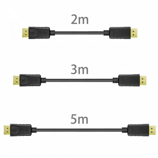 Cable DisplayPort M/M, 3,0m Y-C609BK 