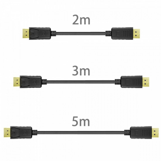 Cable DisplayPort M/M, 3,0m; Y-C609BK