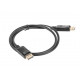 Cable DisplayPort M/M 4K 1M black