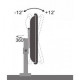 Desk handle LCD/LED 13-30 inches vertical, 15kg, adjustable height