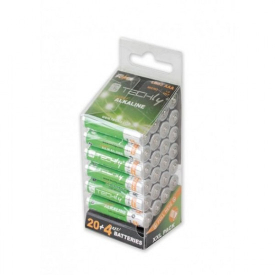 Alkaline batteries LR03 AAA 24pcs, (IBT-LR03T24B)