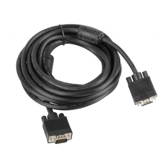 Cable VGA Ferryt 10M M/M Shield black