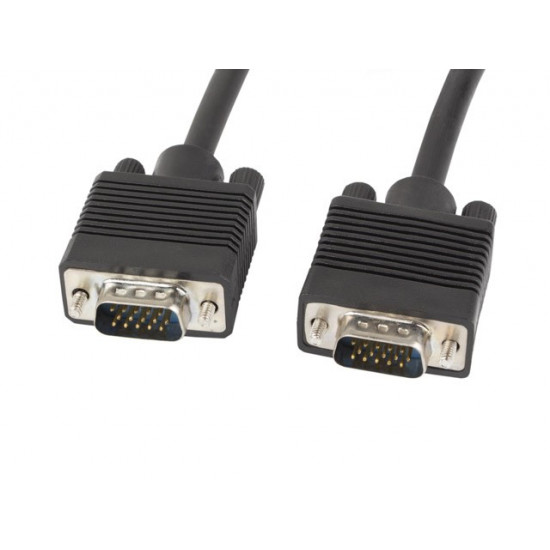 Cable VGA Ferryt 10M M/M Shield black