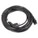 Power cable CEE 7/7 - IEC 320 C13 10M black