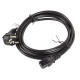 Power cable CEE 7/7 - IEC 320 C13 3M VDE 3M black