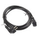 Power cable CEE 7/7 - IEC 320 C13 3M VDE 3M black