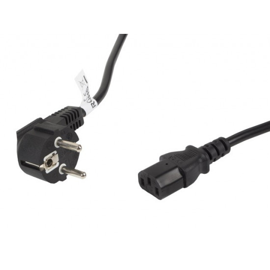 Power cable CEE 7/7 - IEC 320 C13 VDE 5M black 