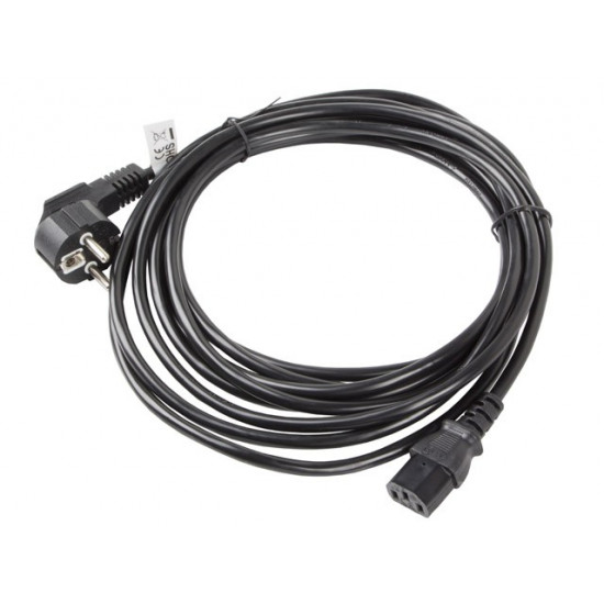 Power cable CEE 7/7 - IEC 320 C13 VDE 5M black 