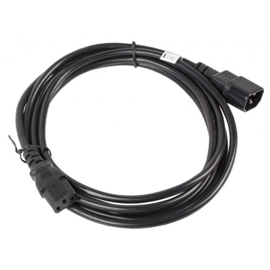 Extension power cable IEC 320 C13 - C14 VDE 3M Black