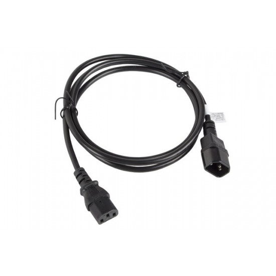 Power cord extension cord IEC 320 C13 - C14 VDE 1.8M black