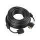 Cable VGA Ferryt 15M M/M Shield black