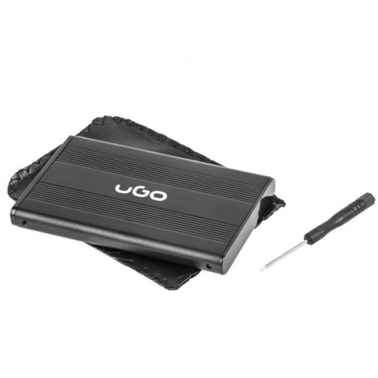 External HDD Enclosure 2,5& 39 & 39 USB 2.0 Aluminium