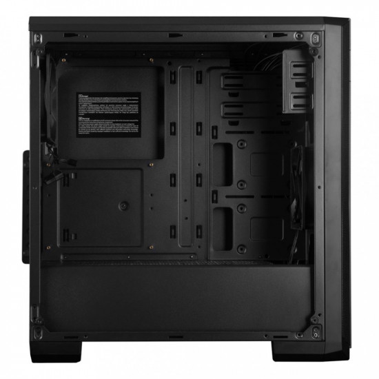 OBERON PRO GLASS BLACK COMPUTER CASE