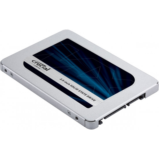 SSD|CRUCIAL|MX500|500GB|SATA 3.0|TLC|Write speed 510 MBytes/sec|Read speed 560 MBytes/sec|2,5