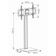 Floor stand for LCD/LED 32-70inch adjustable