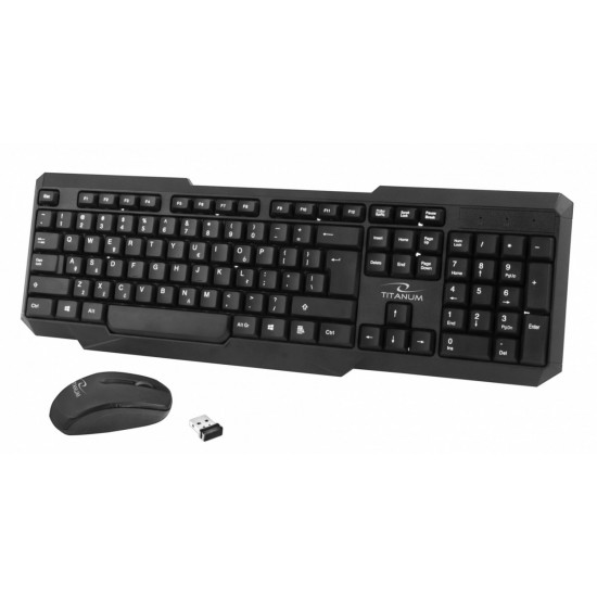 TITANUM WIRELESS SET 2.4GHz KEYBOARD WITH MEMPHIS