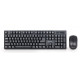 Keyboard+Mouse Set black/wireless