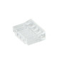 Plug connector CAT.6 100 pcs.set shielded, white