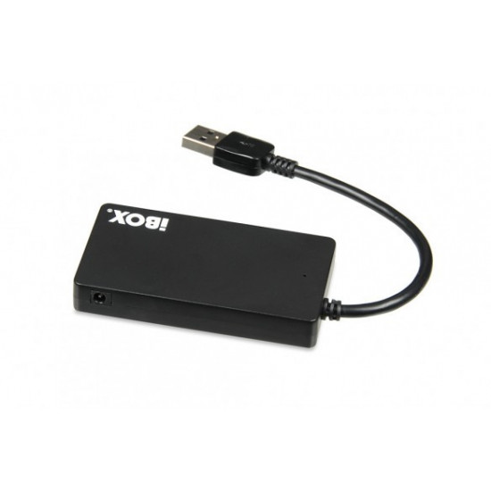 HUB USB 3.0 black 4-ports Slim