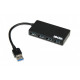 HUB USB 3.0 black 4-ports Slim