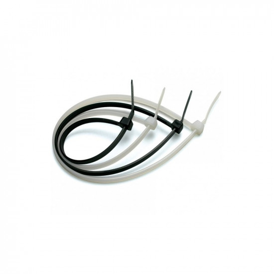 Nylon cable ties 200 x 2.5mm 100pcs black