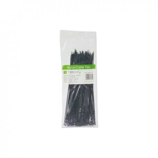 Nylon cable ties 200 x 2.5mm 100pcs black