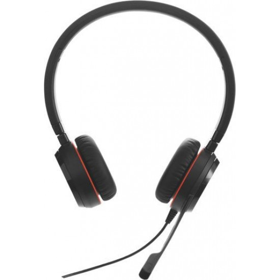 Evolve20 Stereo MS + Leatherette Ear Cushi