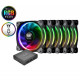 Riing 14 RGB Plus TT Premium Edition 5 Pack (5x140mm, 500-1400 RPM)