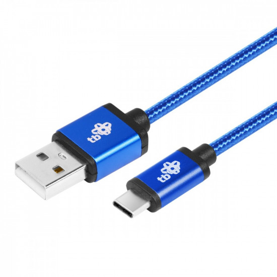 USB - USB C cable 1.5 m navy blue