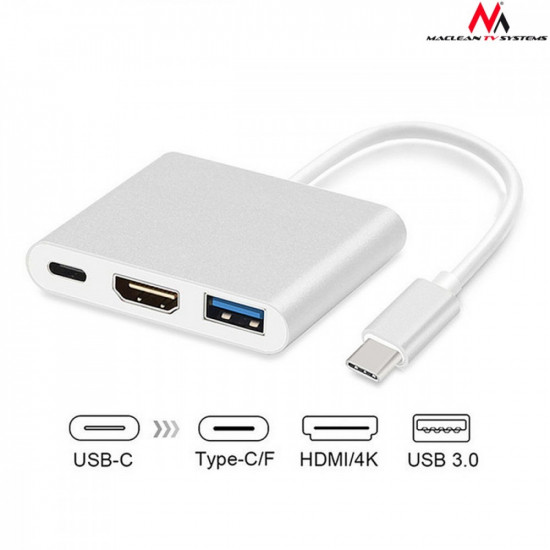 Adapter USB-C - HDMI / USB 3.0 / USB-C MCTV-84